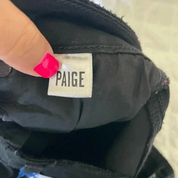 Paige black Verdugo crop in in slate black - Picture 11 of 13